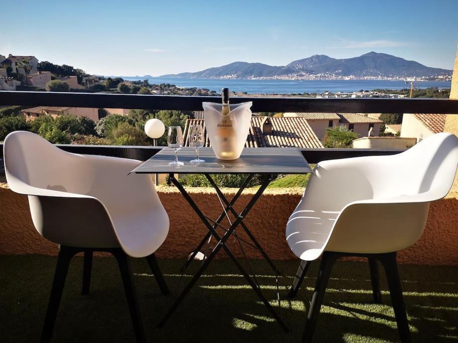 Porticcio : Magnifique T2 Piscine Vue Mer Grosseto-Prugna Ngoại thất bức ảnh